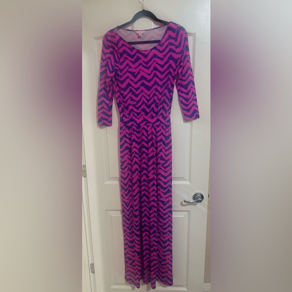 Women’s‎ Lilly Pulitzer Pink Beach Resort Maxi Dress. Size XS.